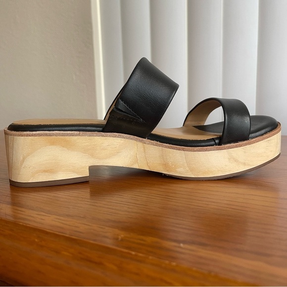 Nisolo Ellie All-Day Leather Clog Black Size 7.5 - Picture 6 of 16